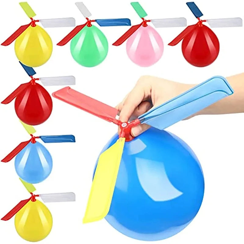 6-piece Hot Air Balloon Helicopter Outdoor Toy Set