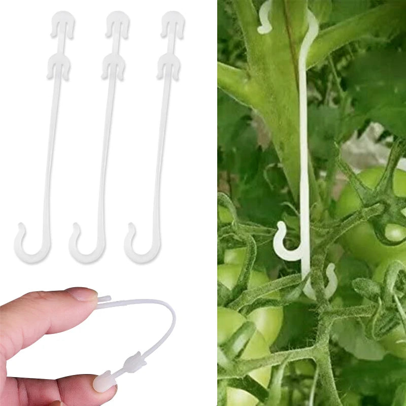 Plantenclips J-vorm 50 stuks kunststof