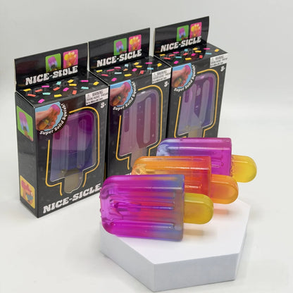 Squishy fidget speeltje ijshoorntje 10.5x6x2.3 cm