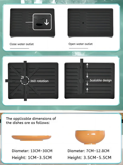 2-Laags Vaatdroogrek met Afwatering