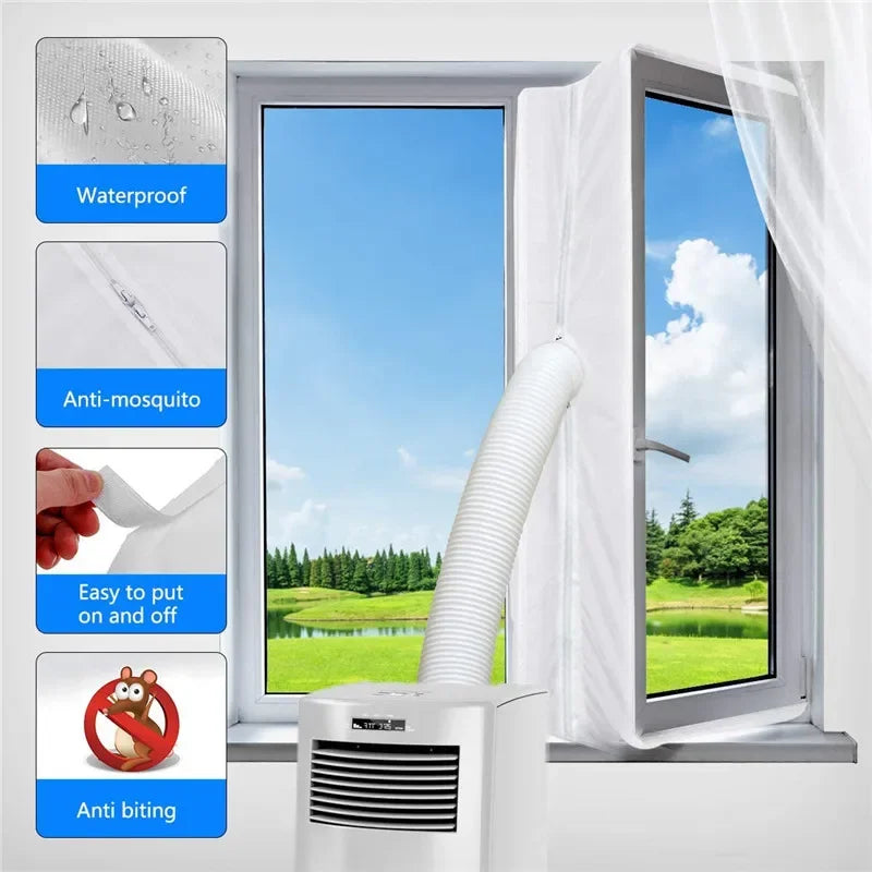 Raamafdichting mobiele airco droogtrommel