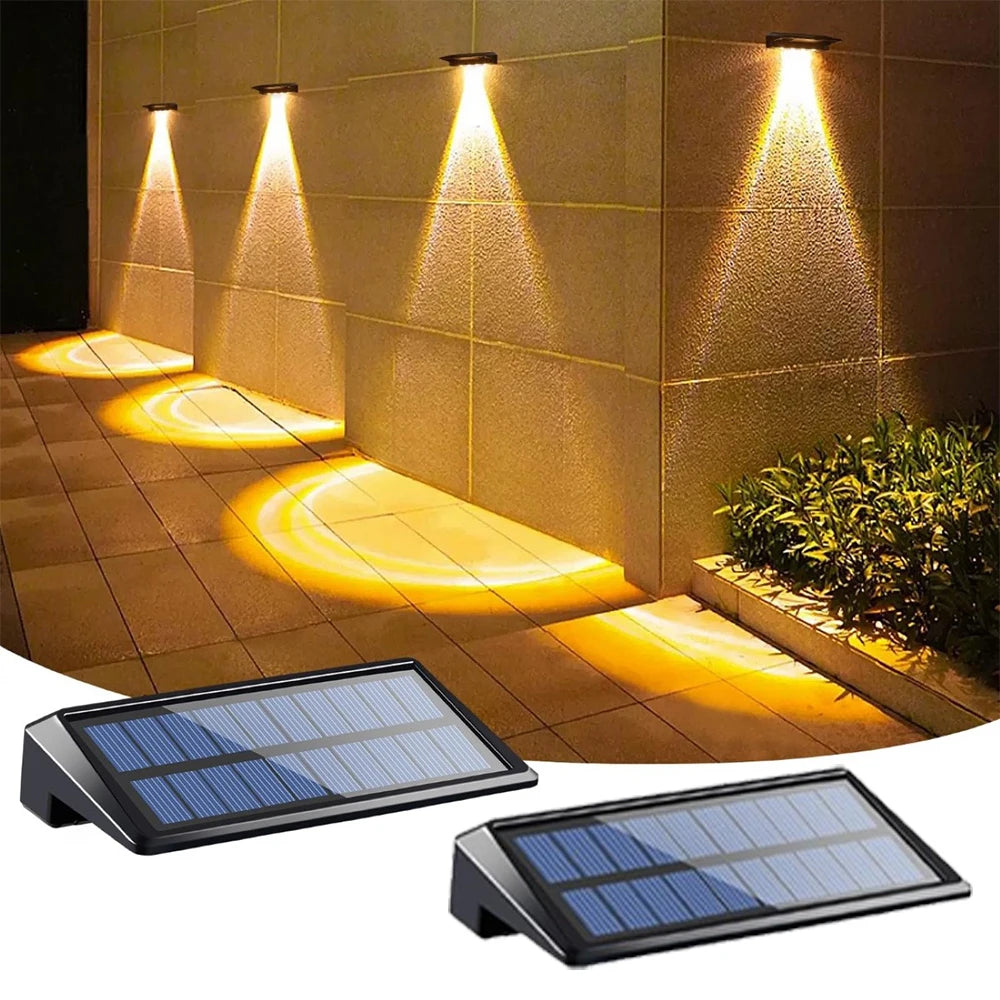 Wandlamp op zonne-energie set van 2 IP44