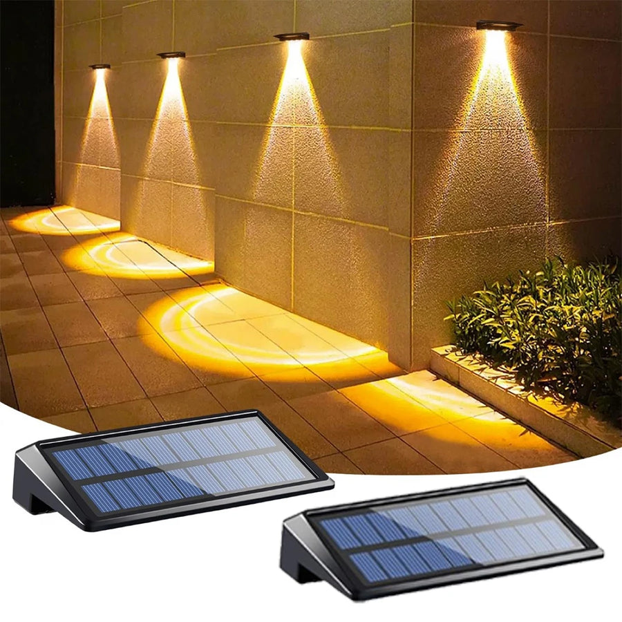 Wandlamp op zonne-energie set van 2 IP44