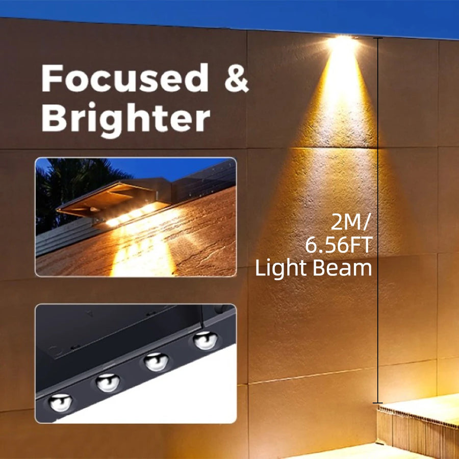 Wandlamp op zonne-energie set van 2 IP44