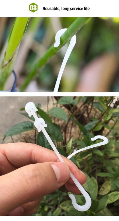 J-vormige Plantenclips