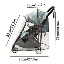 Regenhoes Kinderwagen met Ventilatie en Dubbele Ritsen