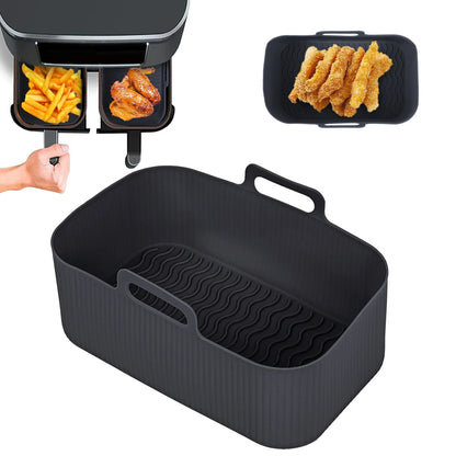 Siliconen airfryer bakvorm rechthoekig