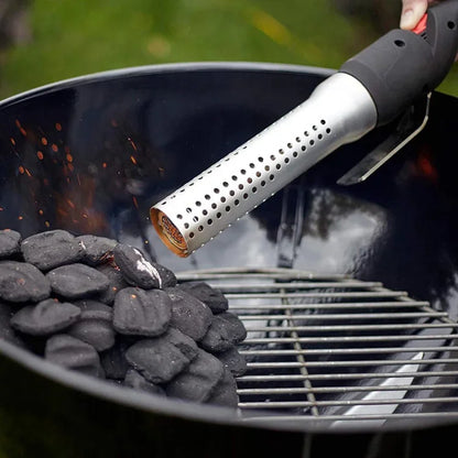 Elektrische BBQ houtskool aansteker aluminiumlegering