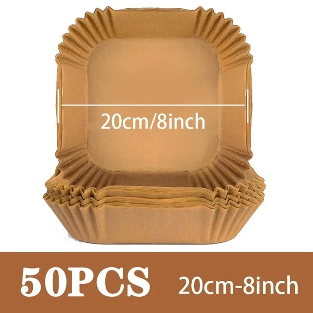 Rond bakpapier airfryer 50 stuks