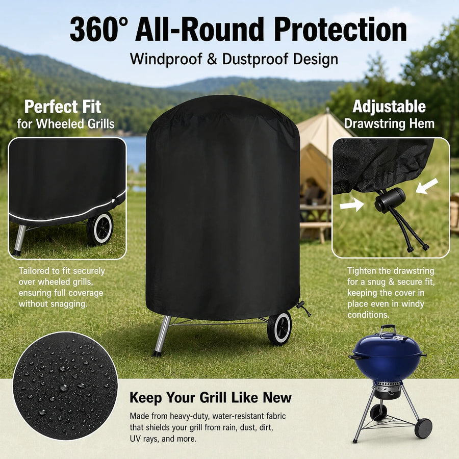 Grillhoes rond waterdicht