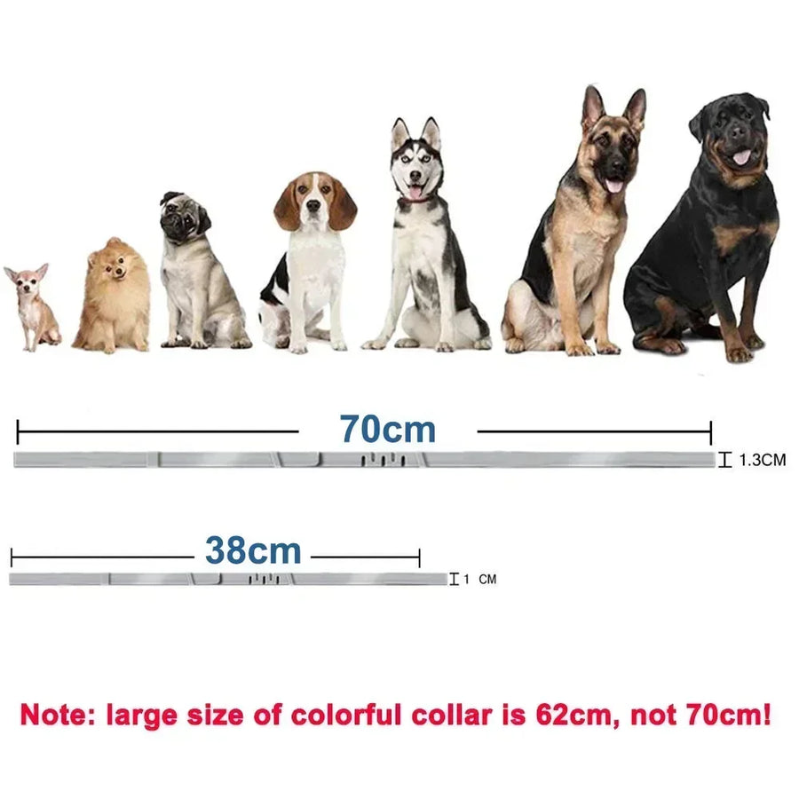 Hond en kat halsband verstelbaar 38-70 cm waterdicht