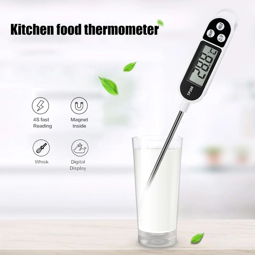 Digital Food Thermometer with Fast Reading and LCD Screen