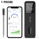 Wireless Bluetooth Meat Thermometer with LCD Screen and Rechargeable Battery