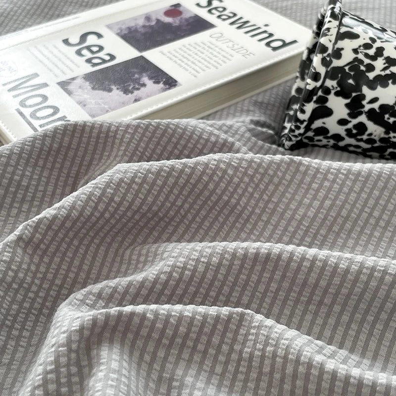 Dekbedovertrekset microfiber 3-delig met rits