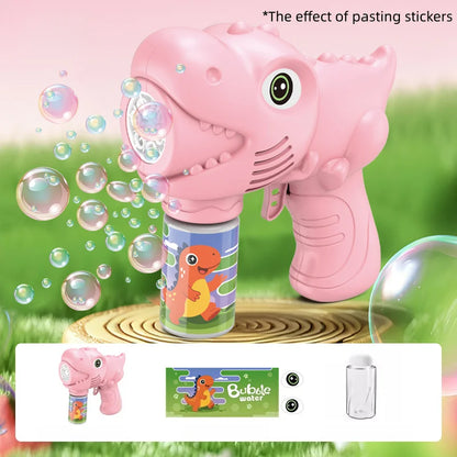 Bellenblaasmachine dinosaurus met licht