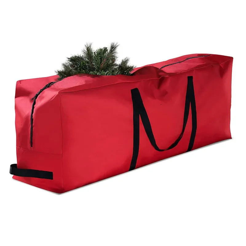 Opbergtas kerstboom decoratie rood 210D Oxford