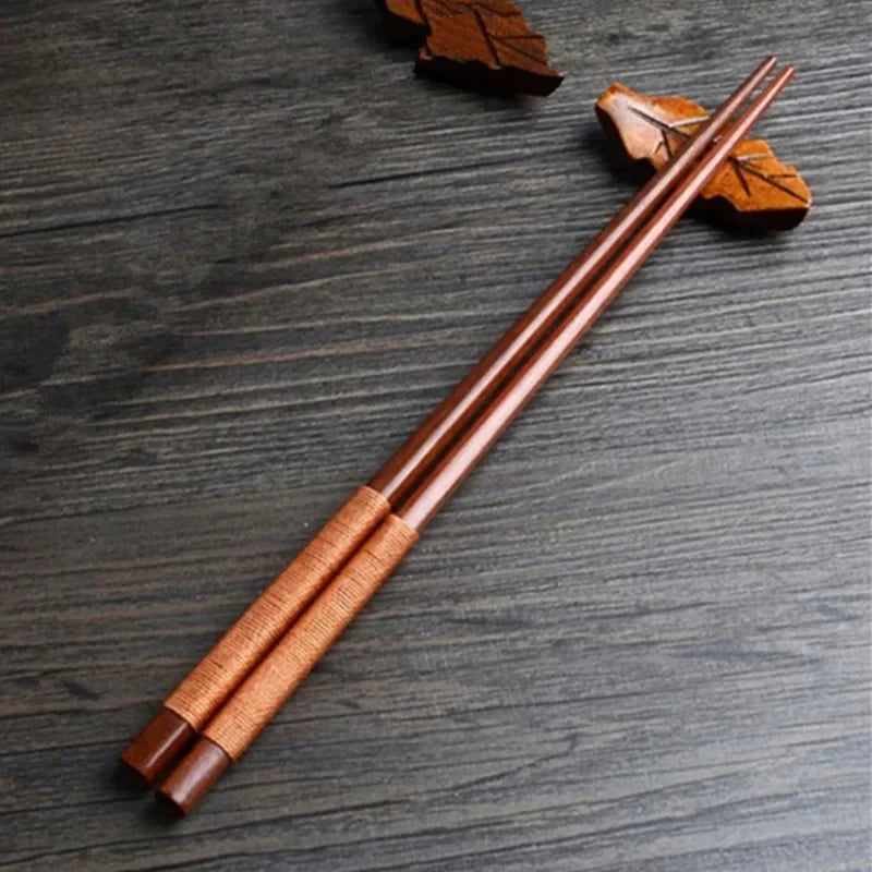 Sushi stokjes kastanjehout 22,5 cm