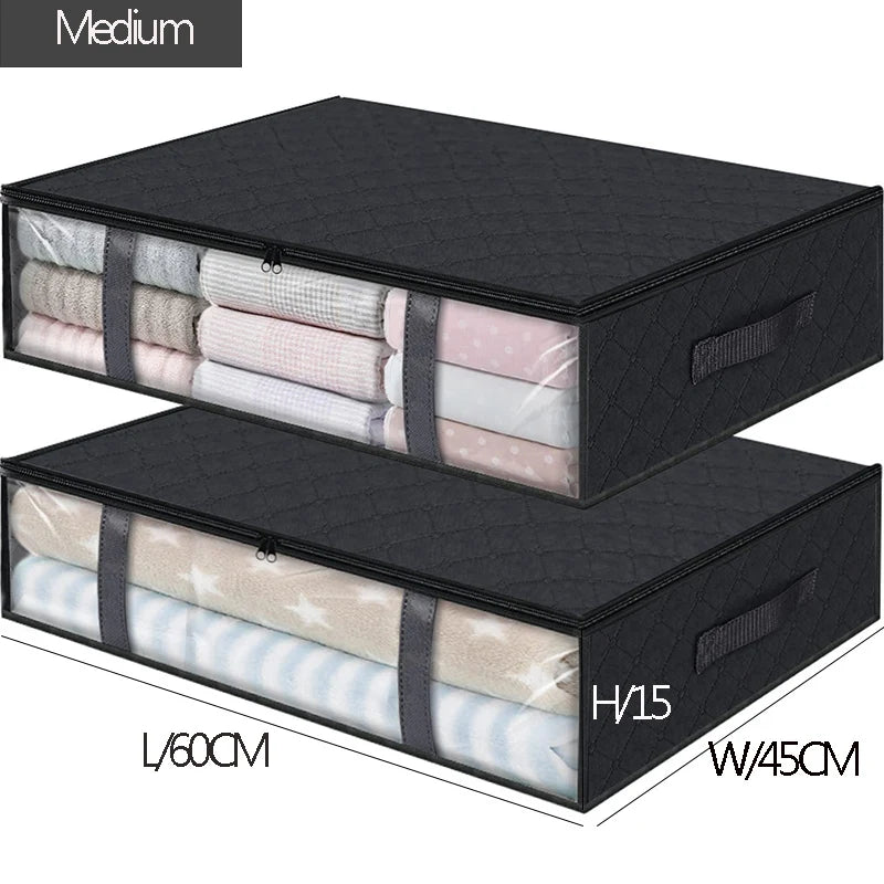 3-delige Opvouwbare Opbergboxen voor Onder het Bed