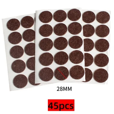 Meubelviltjes rechthoekig zelfklevend 3 mm