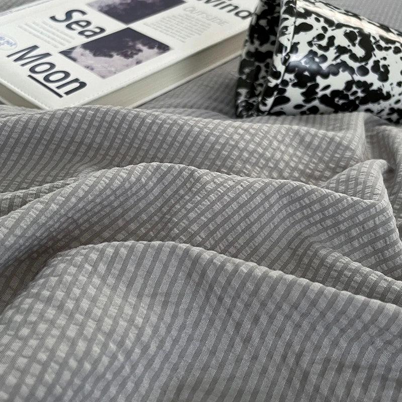 Dekbedovertrekset microfiber 3-delig met rits