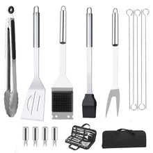 Barbecue gereedschap set 15-delig RVS