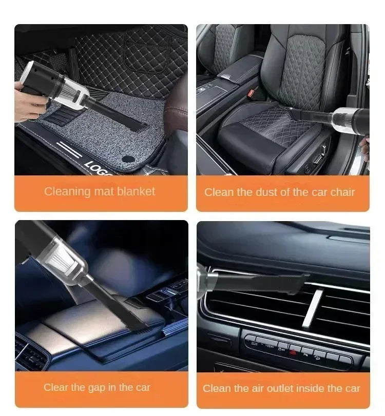 Cordless 4-in-1 Vacuum Cleaner with Blower and Suction Function for Car and Home
