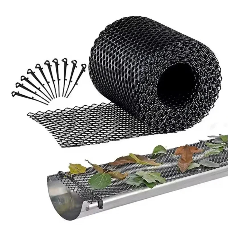 Gootgaas bladstopper 6m 20m HDPE