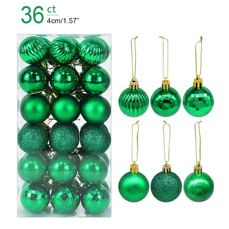 Kerstballen set decoratie