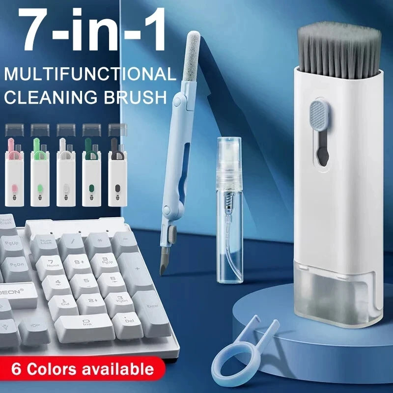 Schoonmaakset toetsenbord randapparatuur 7-in-1