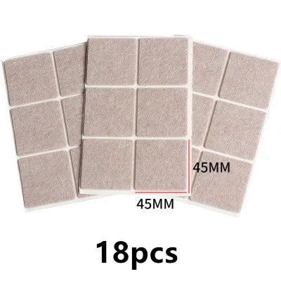 72 zelfklevende viltpootbeschermers, 3 mm dik