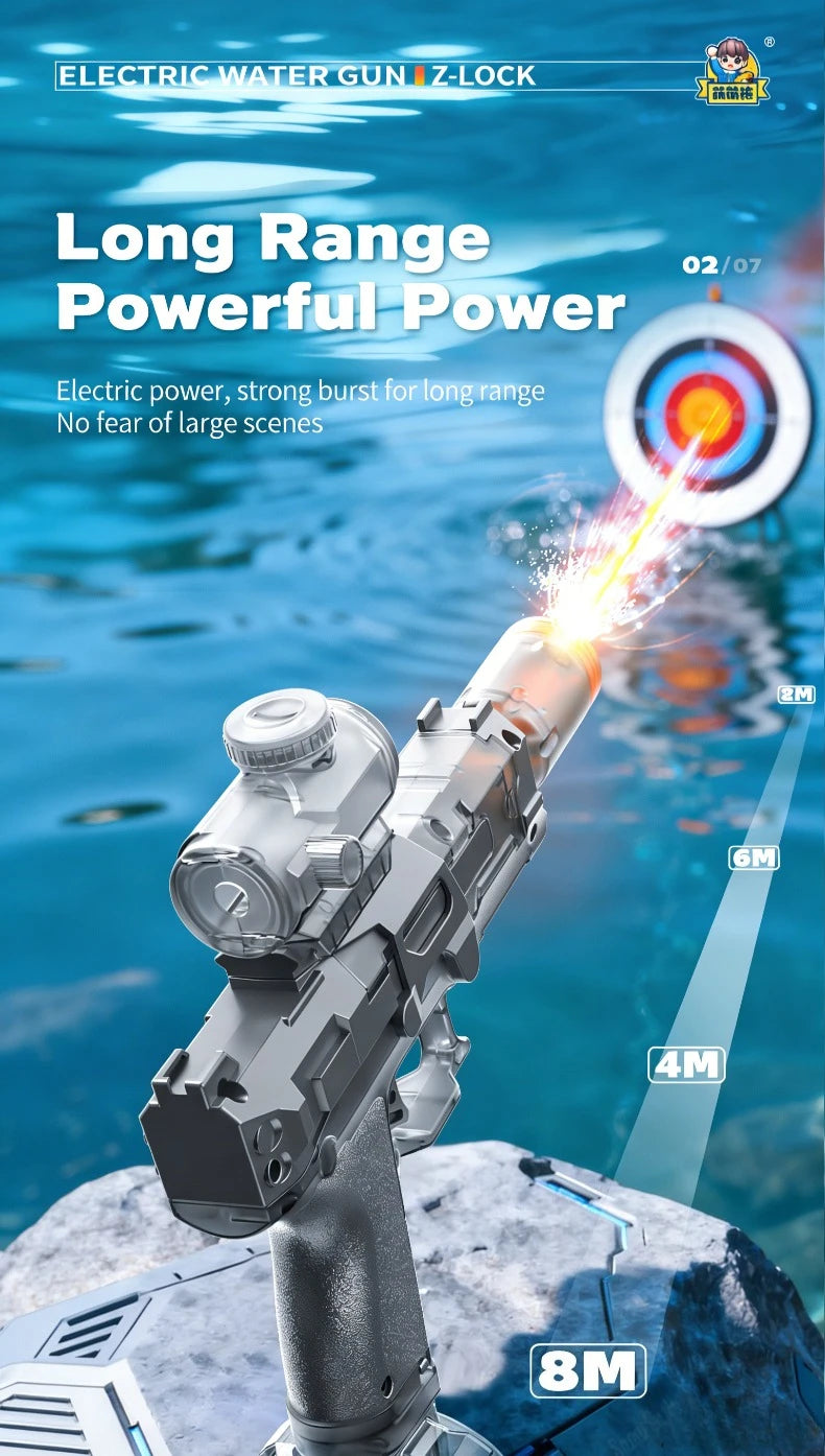 Elektrisch waterpistool met LED grote capaciteit
