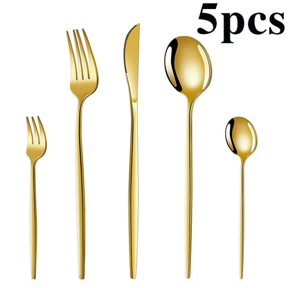 Gouden Portugese Bestekset RVS