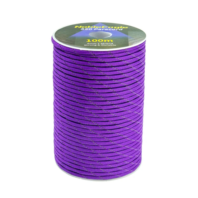 Stevig touw / Reflectief Paracord 4 mm 7 strengs