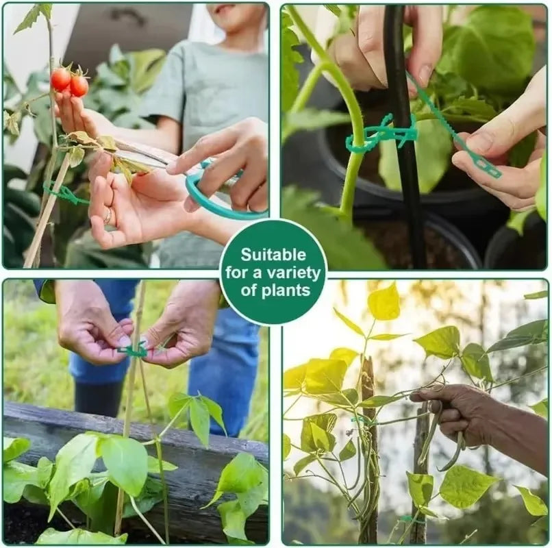 Uitschuifbare Herbruikbare Plant Kabelbinders