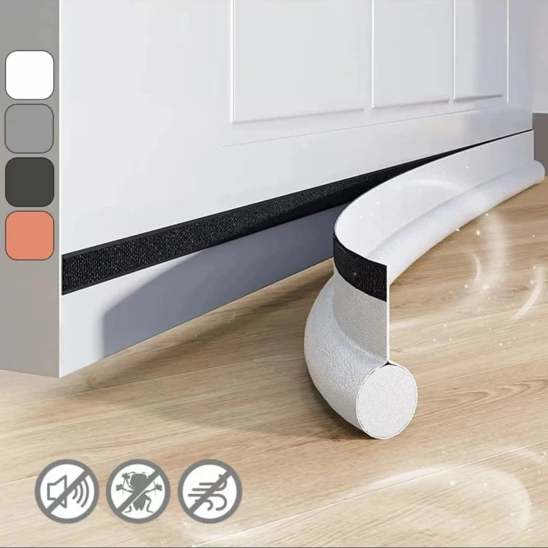 Tochtstrip deur 96 cm foam leer