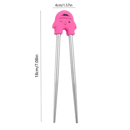 Oefen Eetstokjes met Cartoon Design voor Kinderen