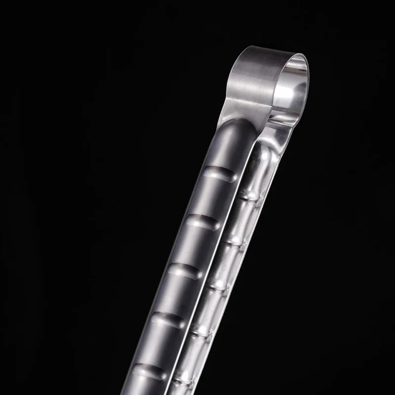 Long BBQ Tongs 45 cm Stainless Steel for Outdoor Cooking