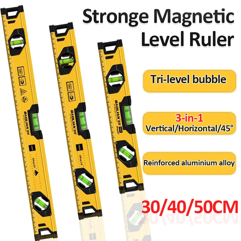 Waterpas aluminium magnetisch 3-in-1 45° 90° 180°