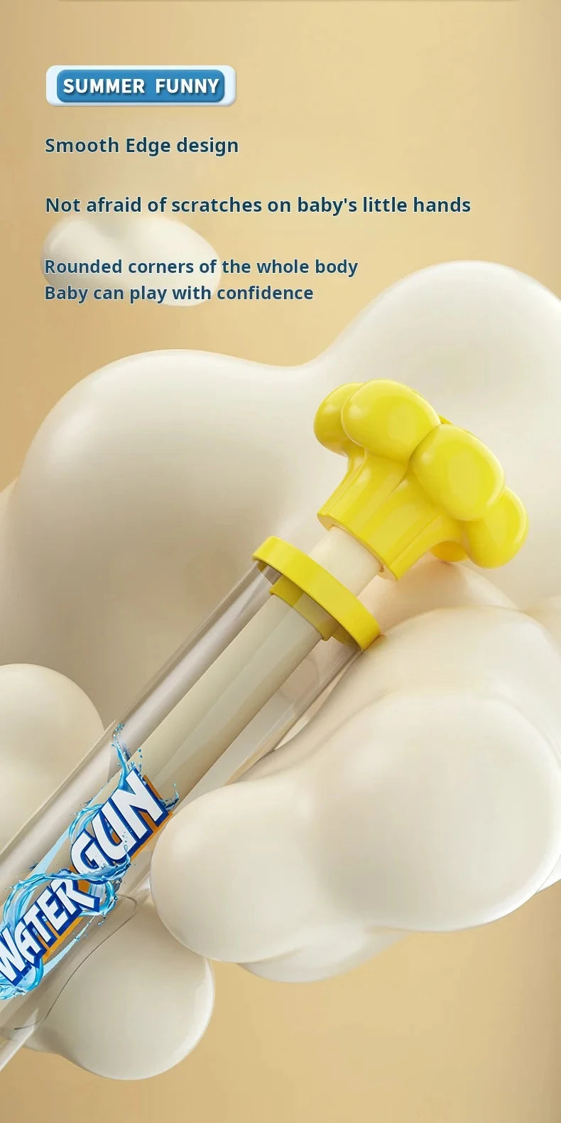Extendable Water Gun for Water Fights