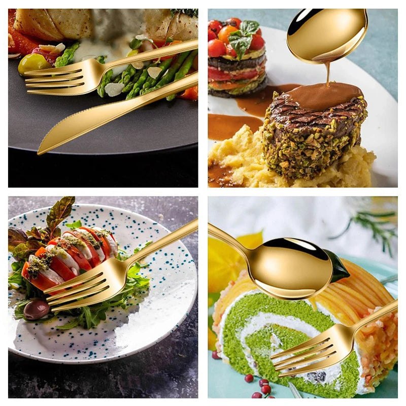 Gouden Portugese Bestekset RVS