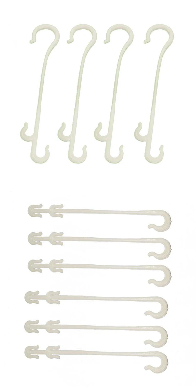 Plantenclips J-vorm 50 stuks kunststof