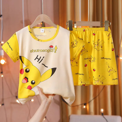 Kinder pyjama set korte mouw Pikachu polyester