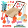 Strandset met trolley
