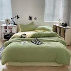 Dekbedovertrekset microfiber 3-delig met rits