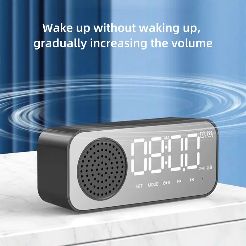 Digitale wekkerradio Bluetooth speaker LED