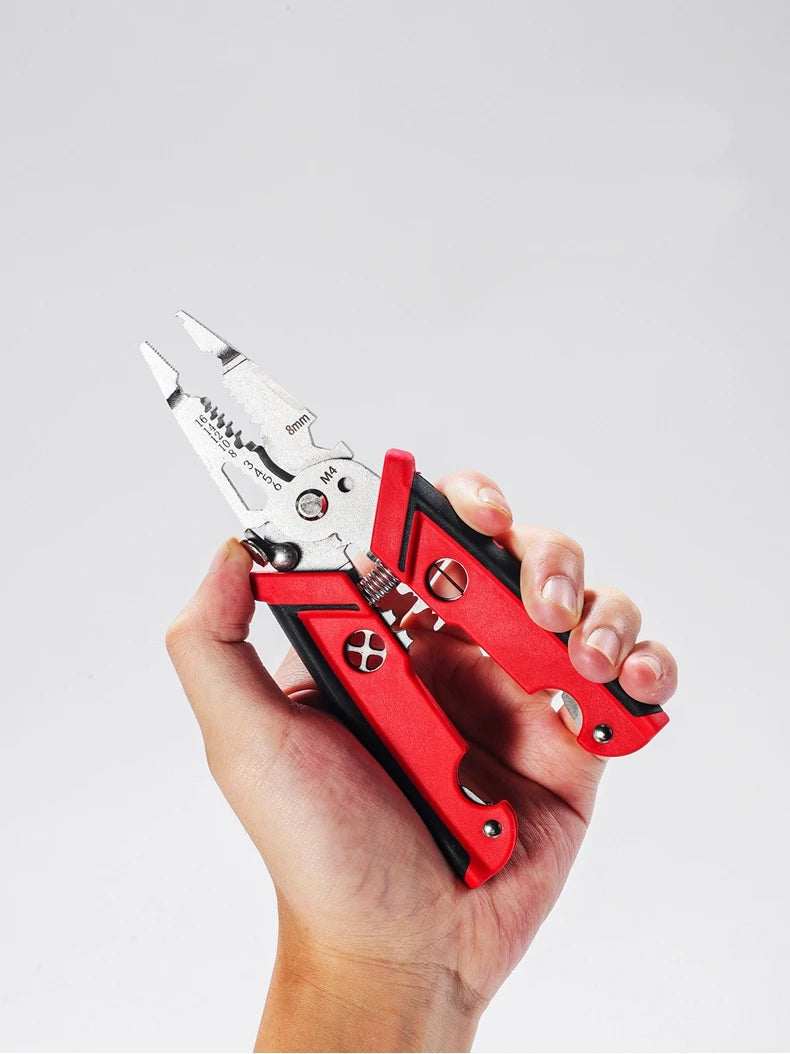 Elektricienstang 18-in-1 draadstripper knipper krimptang