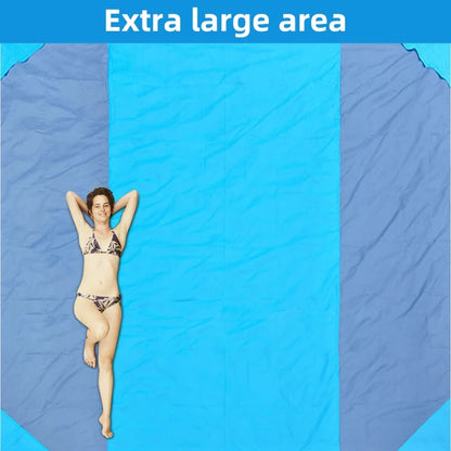 Strandmat extra groot waterdicht zandvrij