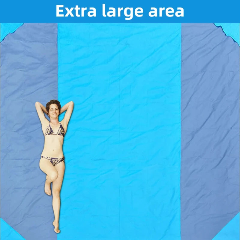 Strandmat extra groot waterdicht zandvrij