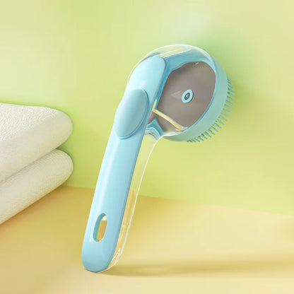 Huisdier borstel massage baden plastic