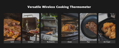 Vleesthermometer draadloos Bluetooth oplaadbaar